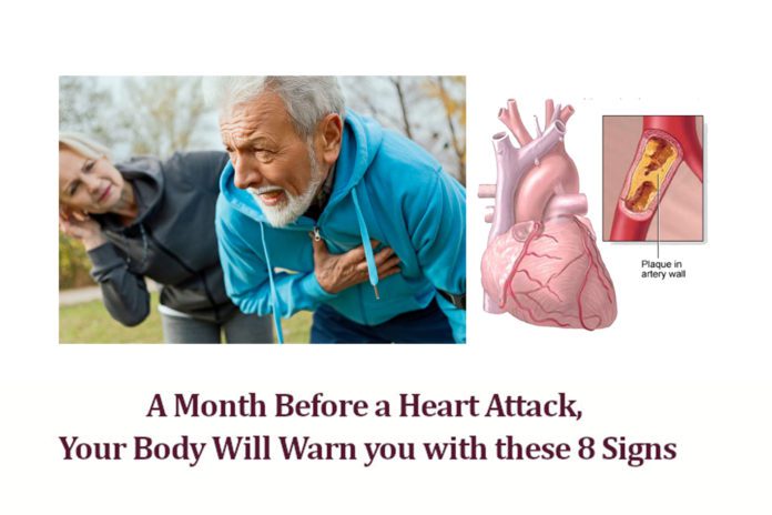 Heart attack symptoms on the body can be seen a month before. Losing some treasured ones to sudden heart failure could be a terrific