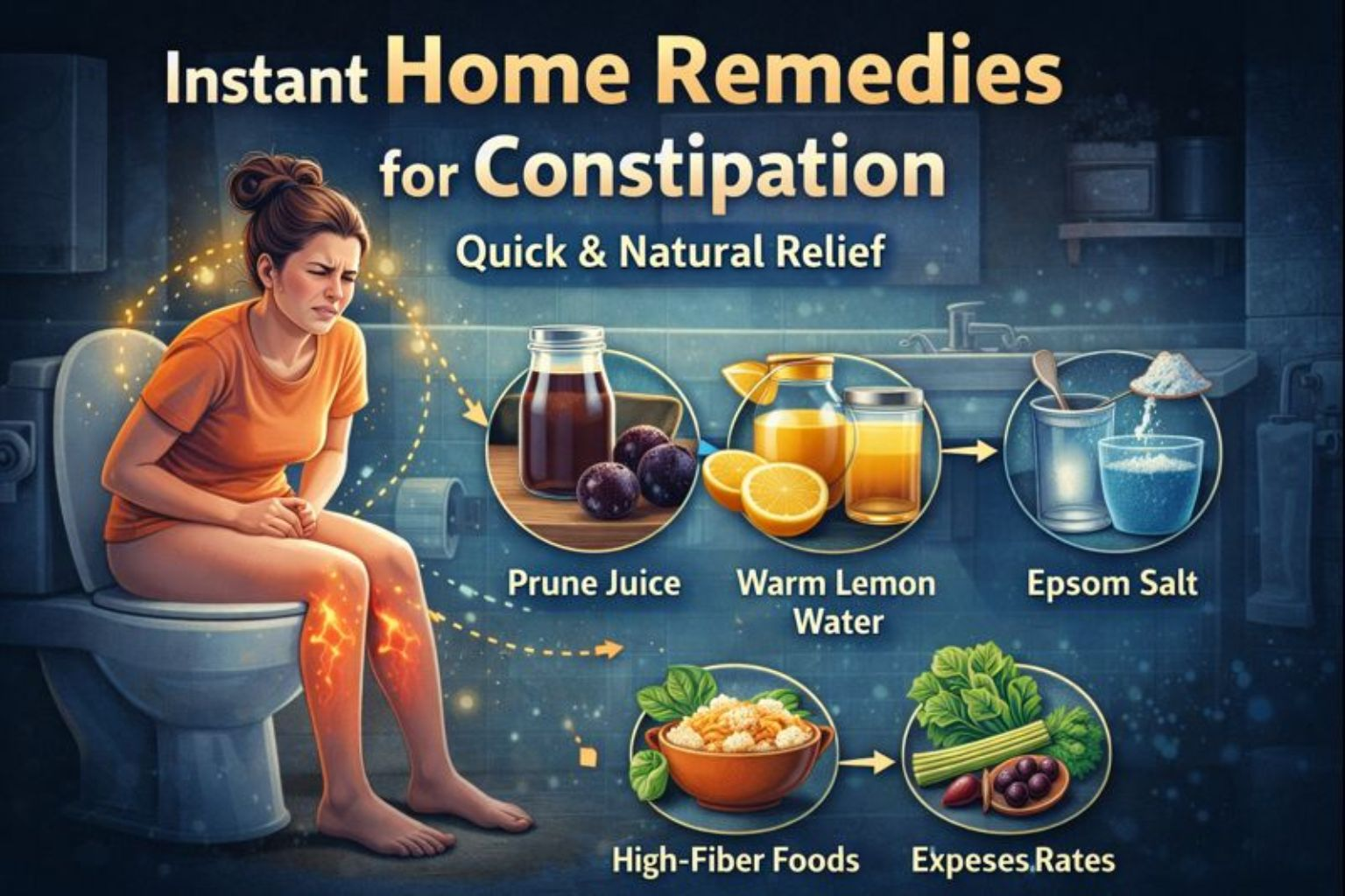 Instant Home Remedies for Constipation Quick & Natural Relief