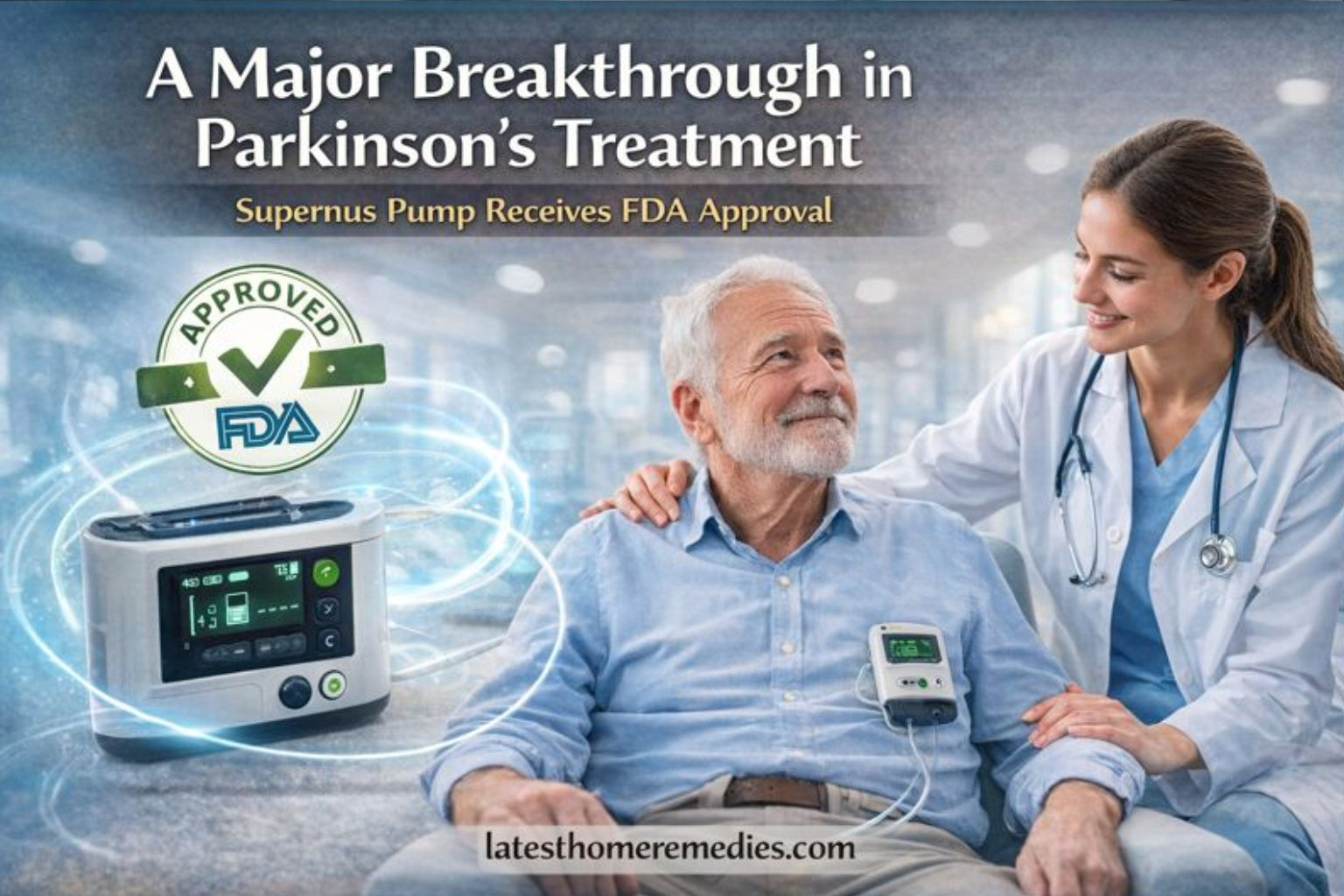 Supernus Parkinson’s Pump FDA Approval - Infusion Device for Parkinson's Treatment