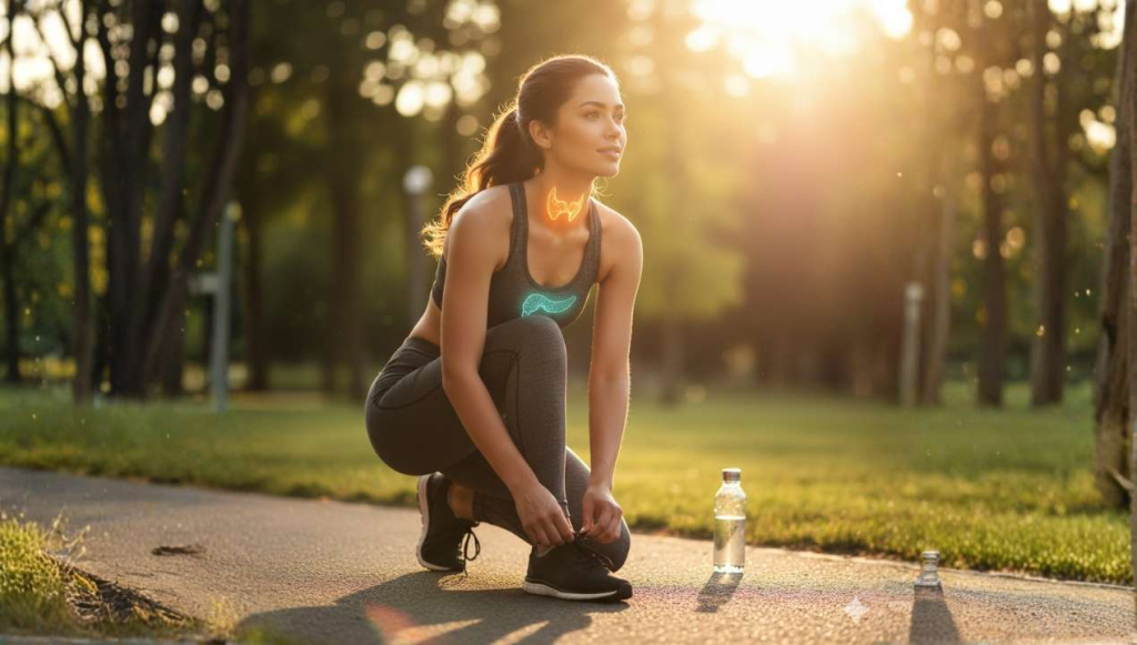 Person reflecting near window, symbolizing serotonin and dopamine balance affecting mood and motivation