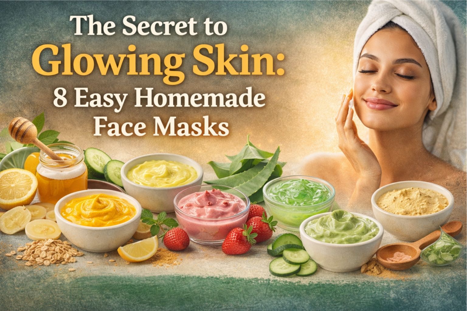 Glowing Skin with Natural Homemade Face Masks