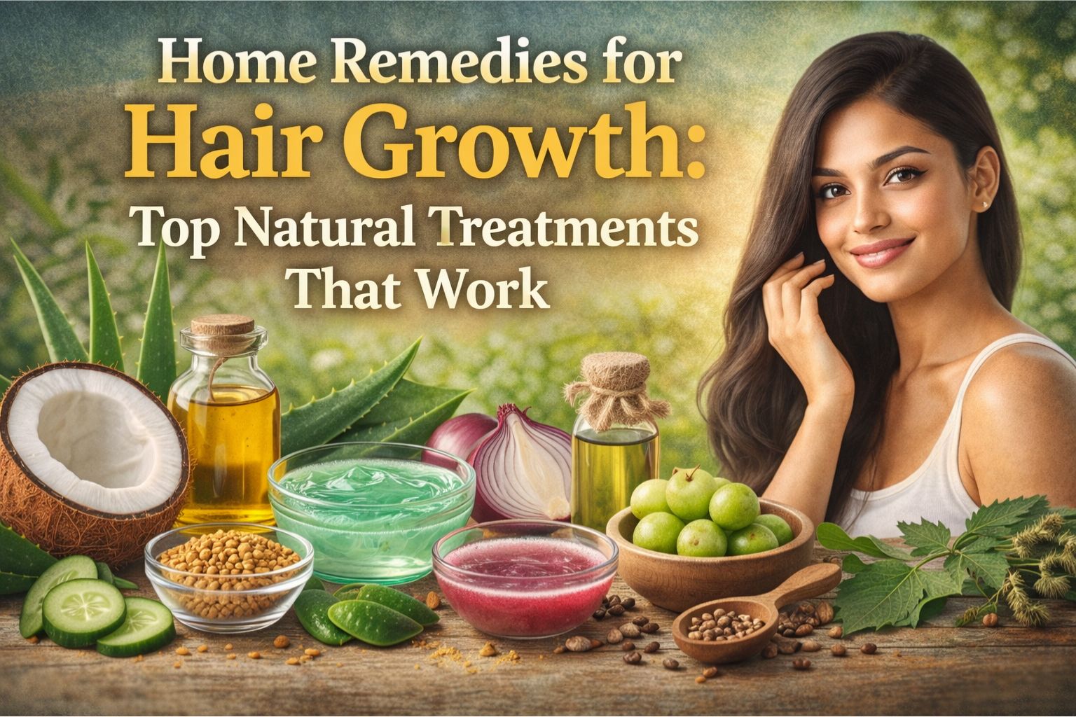 Natural home remedies that support healthy hair growth and stronger roots
