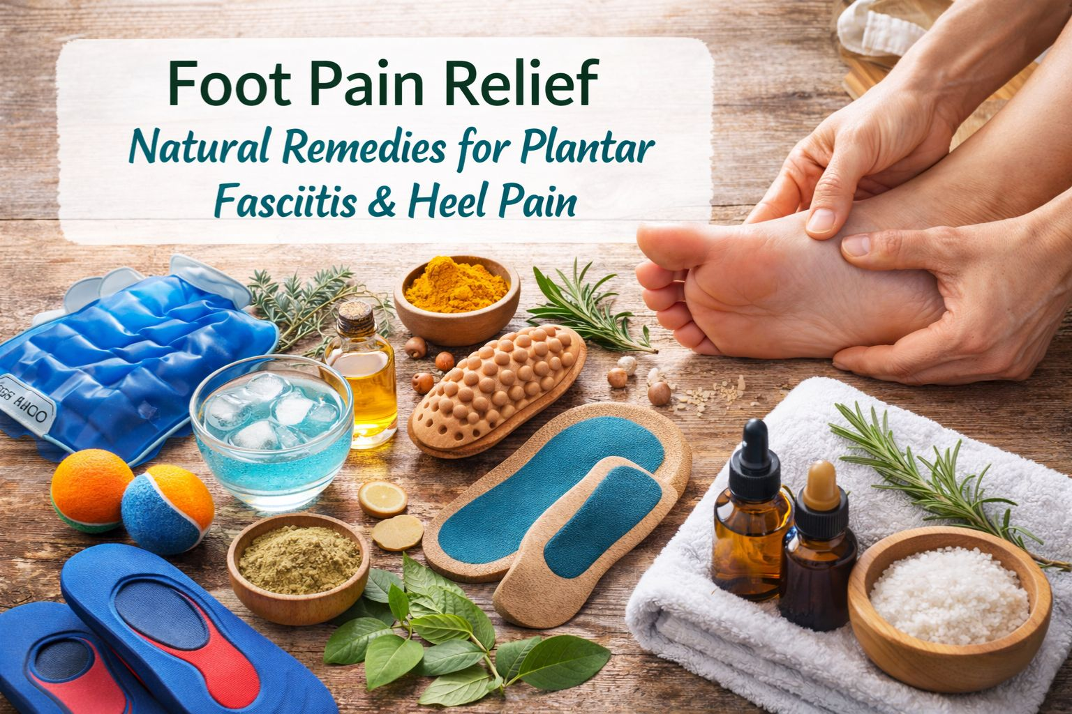 foot pain relief and plantar fasciitis natural treatment