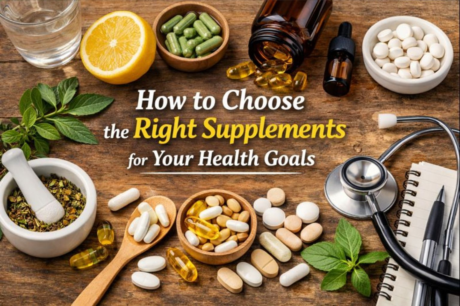 How to Choose the Right Supplements for Your Health Goals