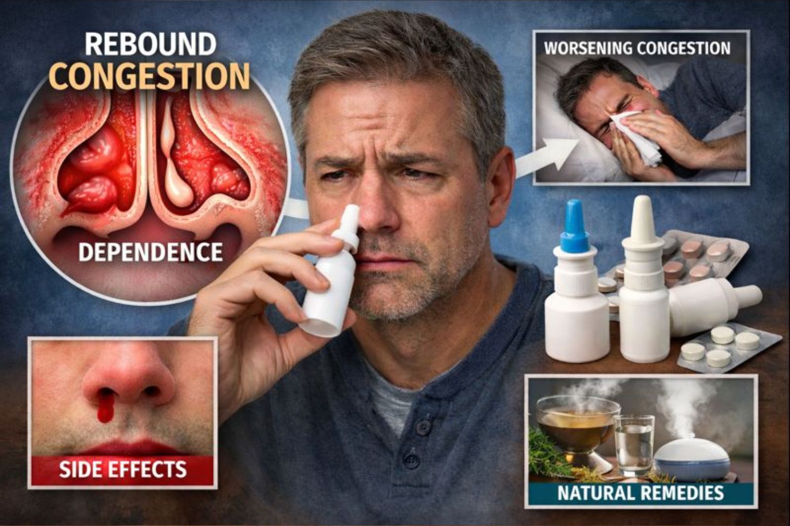 Nasal spray overuse can worsen congestion and cause dependence. Learn the hidden risks, symptoms, and safer ways to relieve a blocked nose naturally.