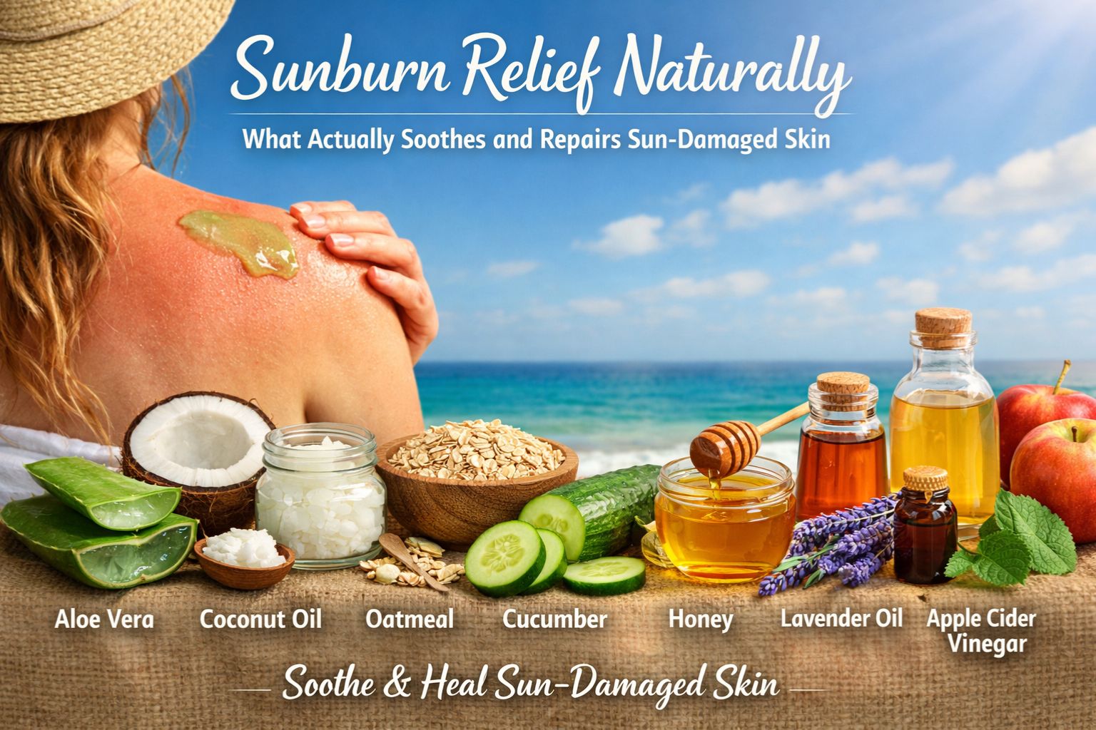 Sunburn Relief Naturally: Soothing and Repairing Sun-Damaged Skin